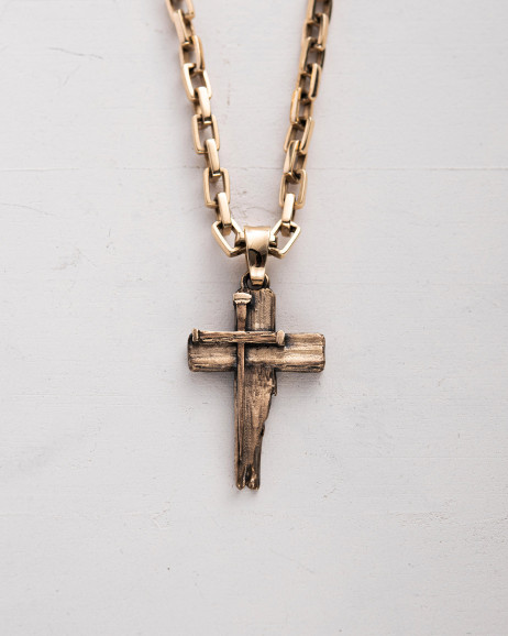 Cross TITLES CRUCIS (14k yellow gold)