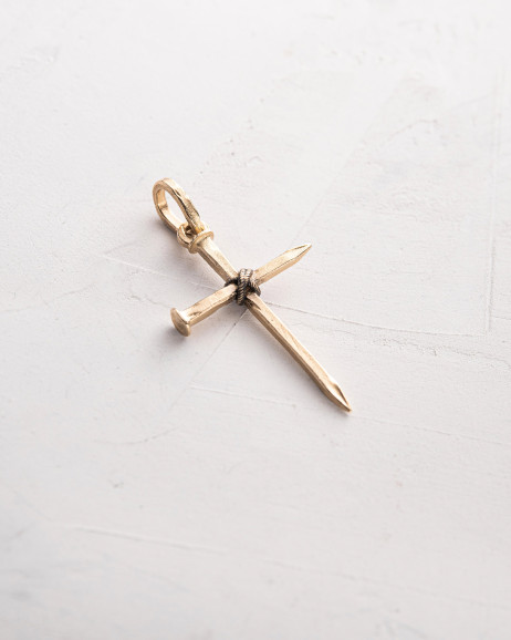 Cross TROGEN (14k yellow gold) 2