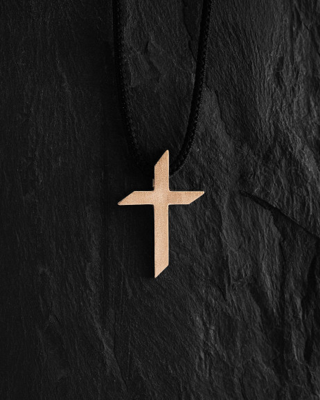 Cross EX FIDEI (14k yellow gold) 3