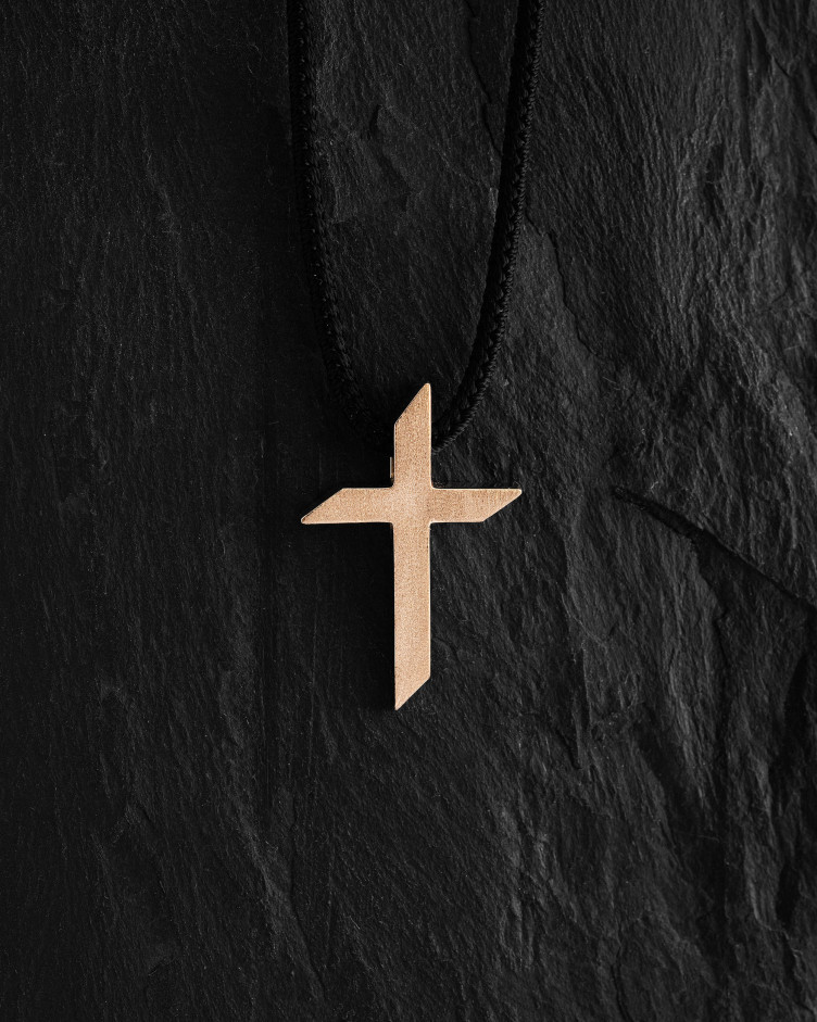 Cross EX FIDEI (14k yellow gold) 3