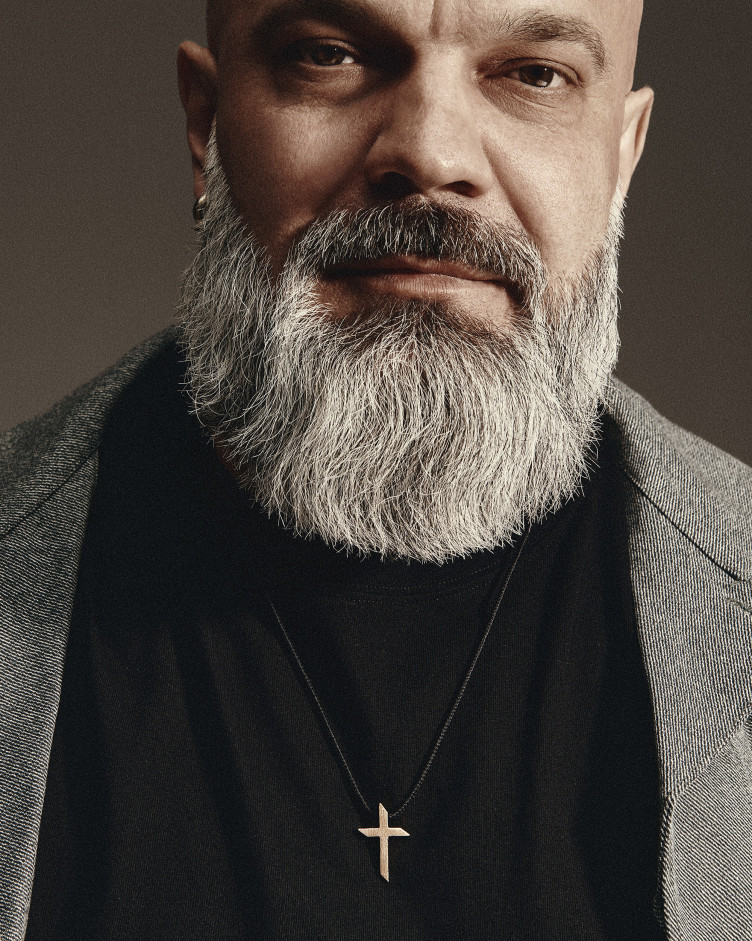 Cross EX FIDEI (14k yellow gold) 2