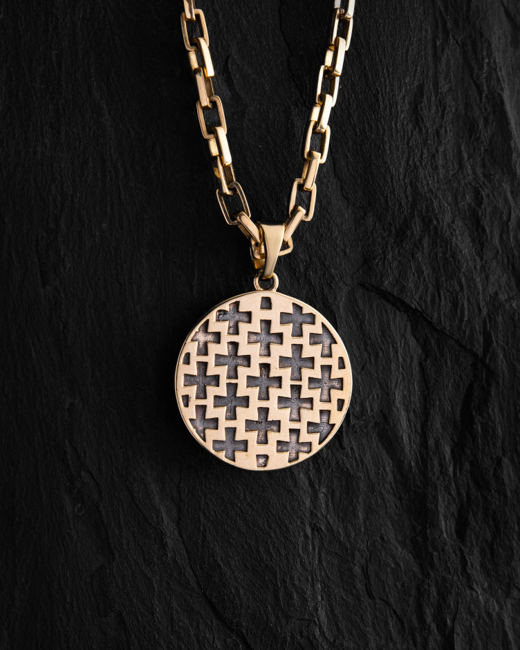 Pendant SAINT GEORGE ​(14k yellow gold) 5