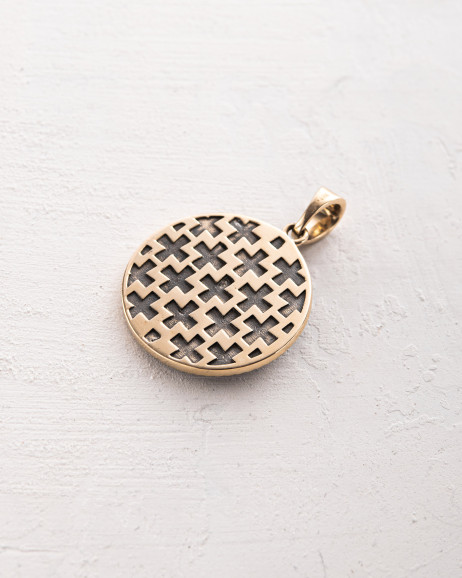 Pendant SAINT GEORGE ​(14k yellow gold) 3