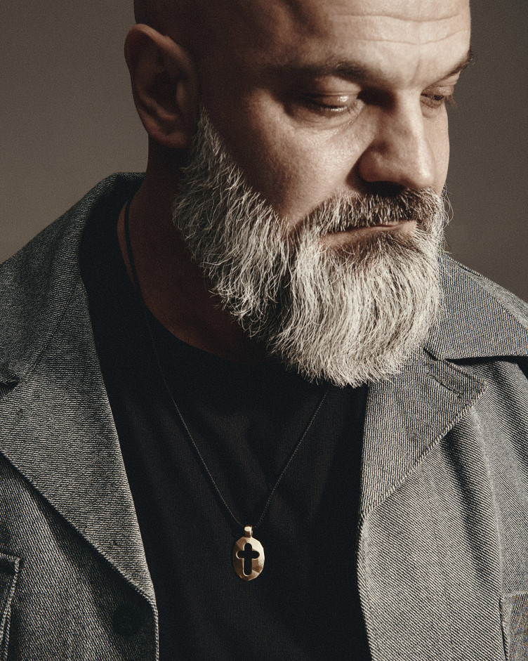 Pendant – cross SHIELD of FAITH ​(14k yellow gold) 2