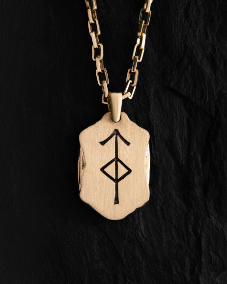 Pendant WIND OF IMBOLC ​(14k yellow gold) 4