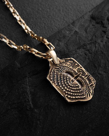 Pendant WIND OF IMBOLC ​(14k yellow gold) 5