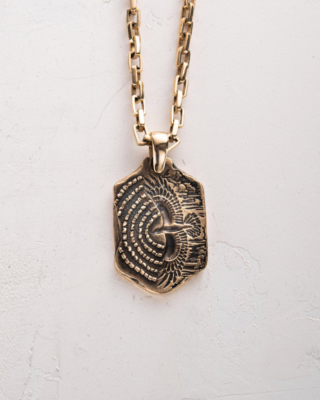 Pendant WIND OF IMBOLC ​(14k yellow gold)