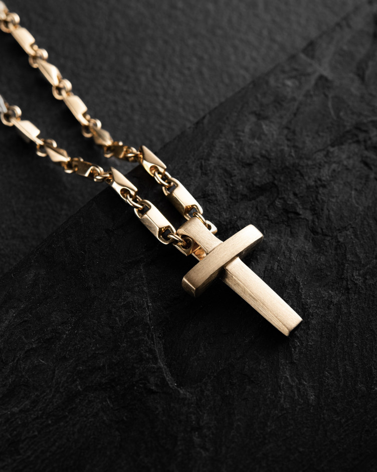 Cross MINIMAL ​(14k yellow gold) 2