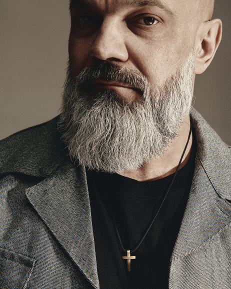 Хрест MINIMAL (жовте золото) 2