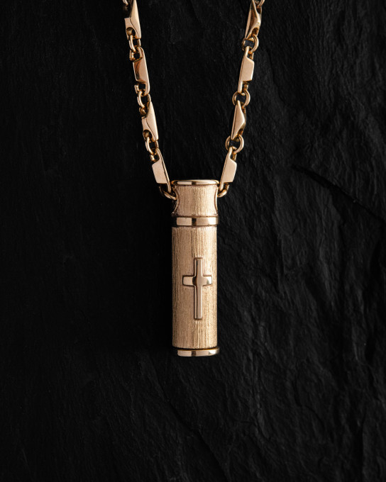 Кулон RELIQUARY WITH THE CROSS (желтое золото) / Кулоны + 6