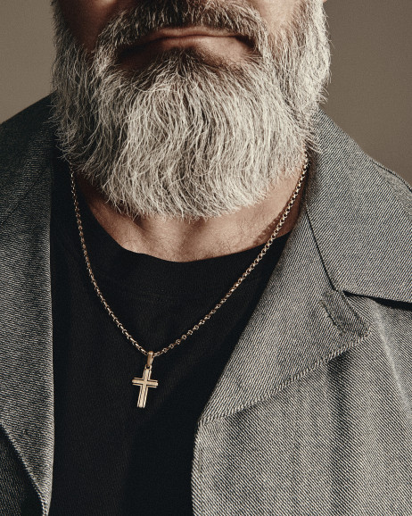 Крест SANDHED ​​(желтое золото) 2