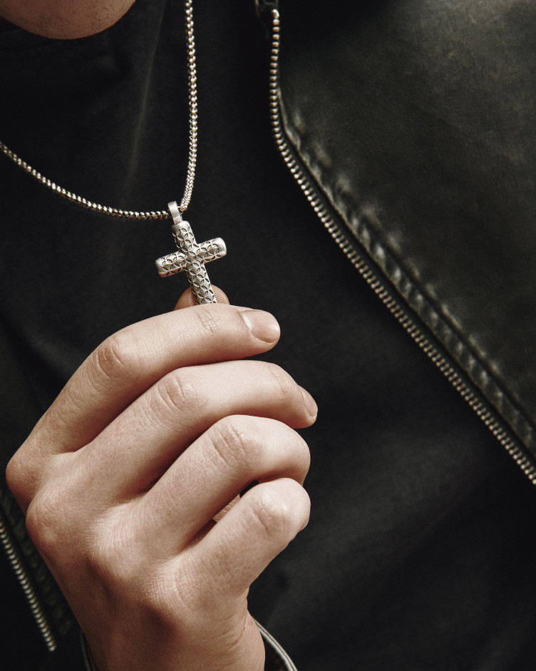 Срібний хрест BLEKKING 2