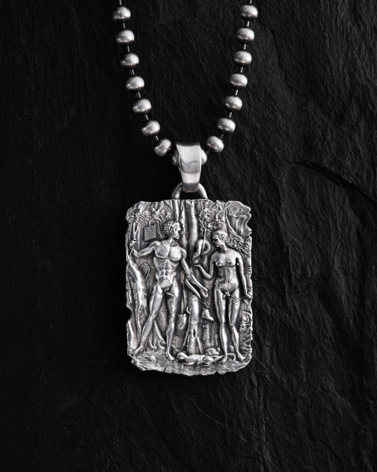 Срібний кулон ADAM and EVA