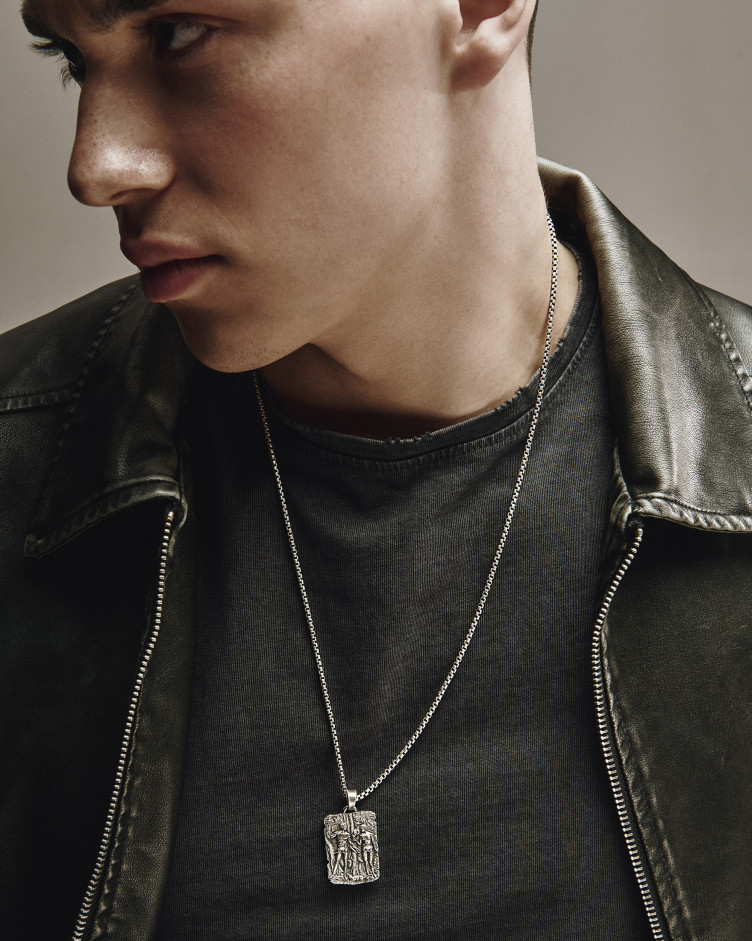 Silver pendant ADAM and EVA 2