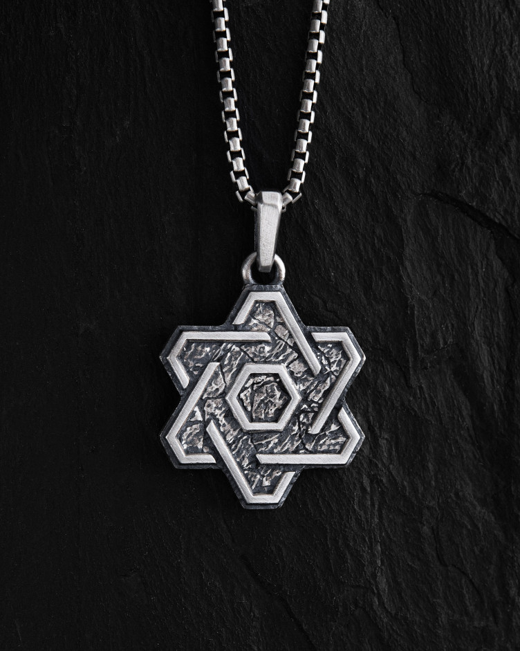 Срібний кулон STAR OF DAVID