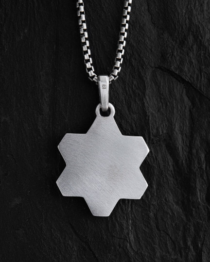 Серебряный кулон STAR OF DAVID / Кулоны + 3