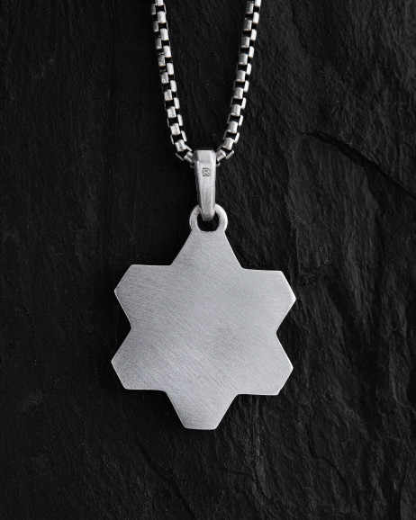 Silver pendant STAR OF DAVID 2