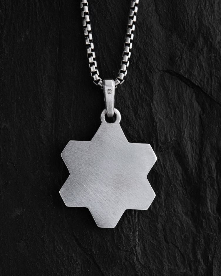 Срібний кулон STAR OF DAVID 2