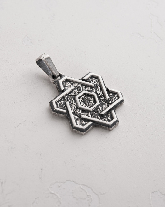 Срібний кулон STAR OF DAVID / Кулони + 5