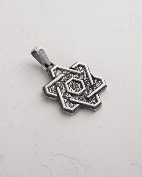 Silver pendant STAR OF DAVID 4