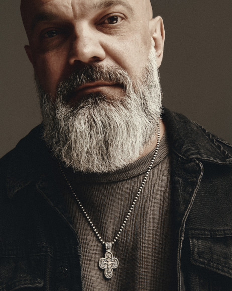 Срібний хрест MESSIAH. I.N.R.I. 2