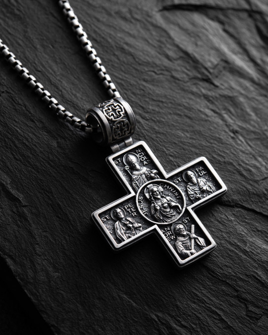 Серебряный крес GUARDIAN SAINTS / Кулоны