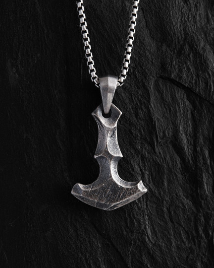 Серебряный кулон VIKING THOR’S HAMMER / Кулоны + 3