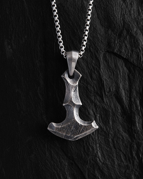 Срібний кулон VIKING THOR’S HAMMER 3