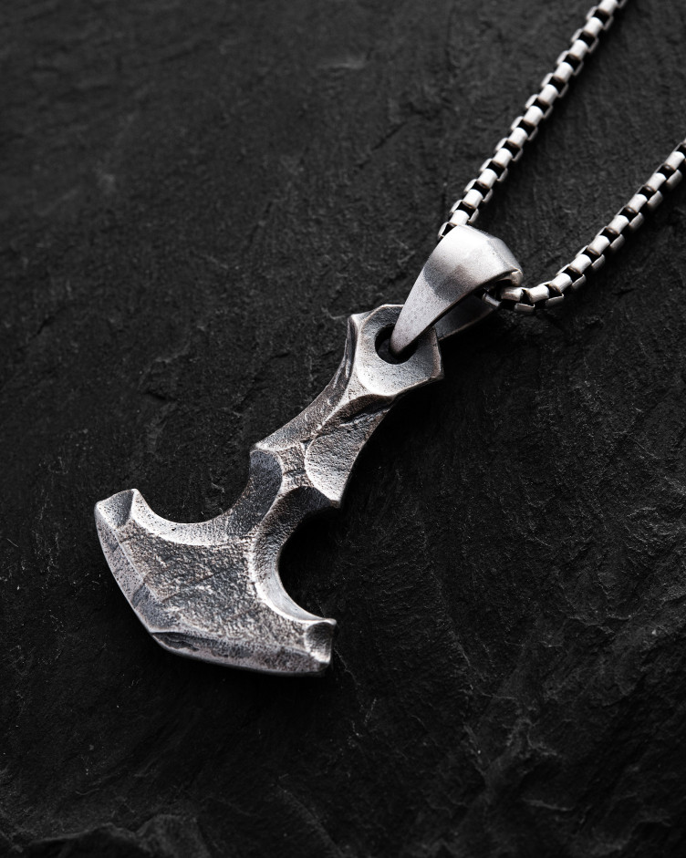 Silver pendant VIKING THOR’S HAMMER