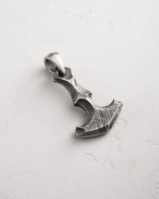 Срібний кулон VIKING THOR’S HAMMER / Кулони + 4