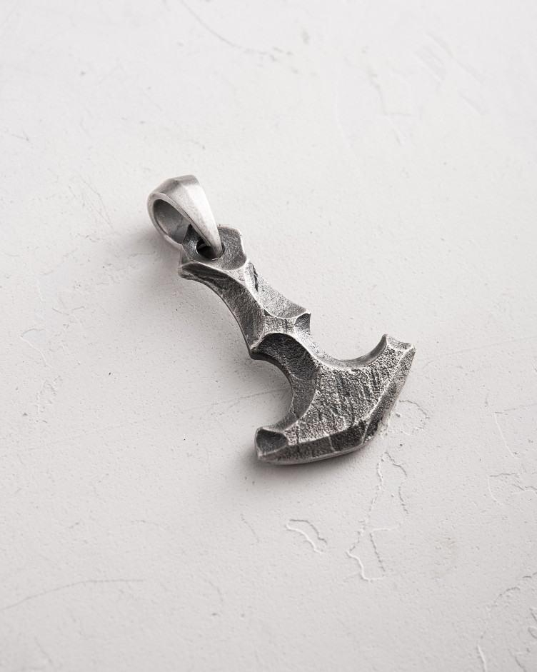 Silver pendant VIKING THOR’S HAMMER 4