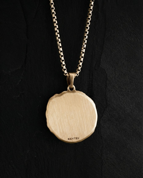 Кулон SUN MOON and STARS (желтое золото) 2