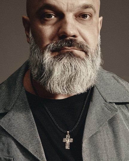 Хрест у жовтому золоті THE FACE OF FAITH / Кулони + 4