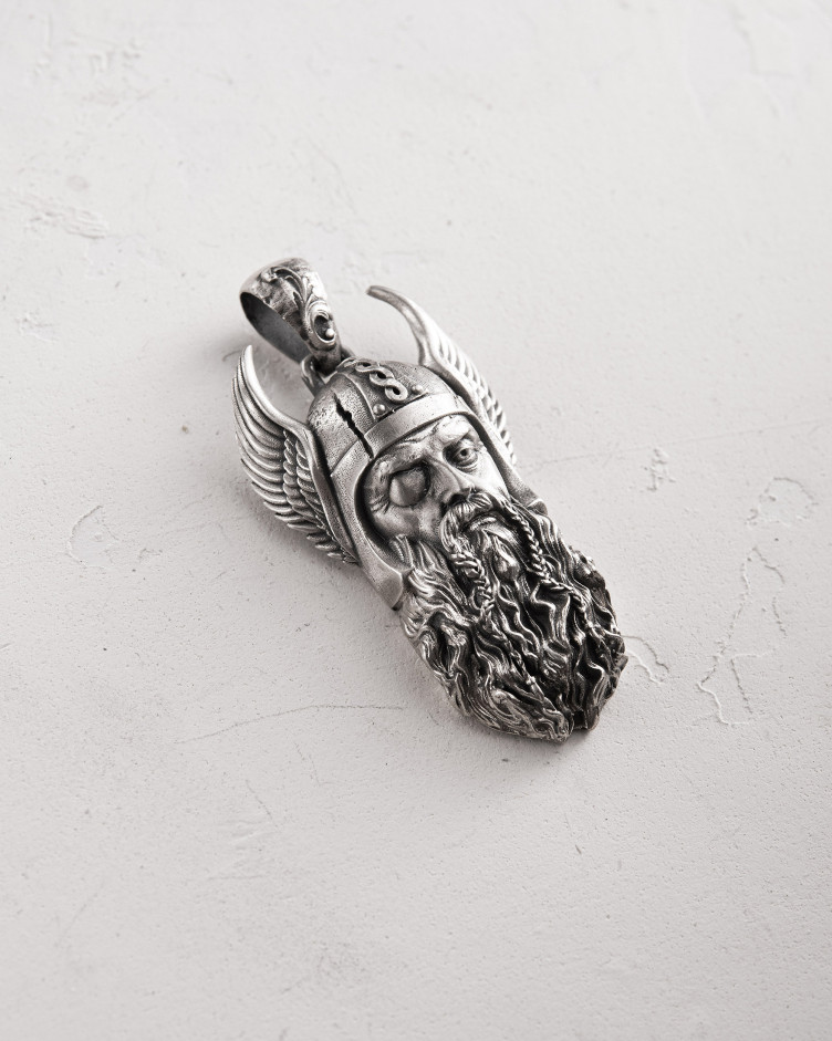 Серебряный кулон VIKING WARRIOR ODIN 5