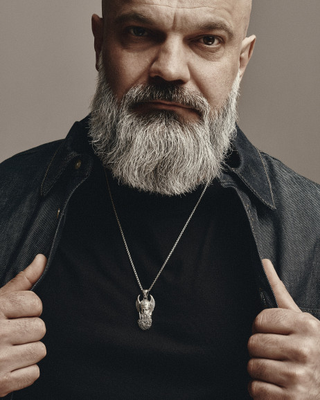 Срібний кулон VIKING WARRIOR ODIN 2