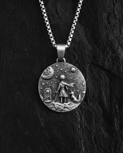Срібний кулон МАЛЕНЬКИЙ ПРИНЦ