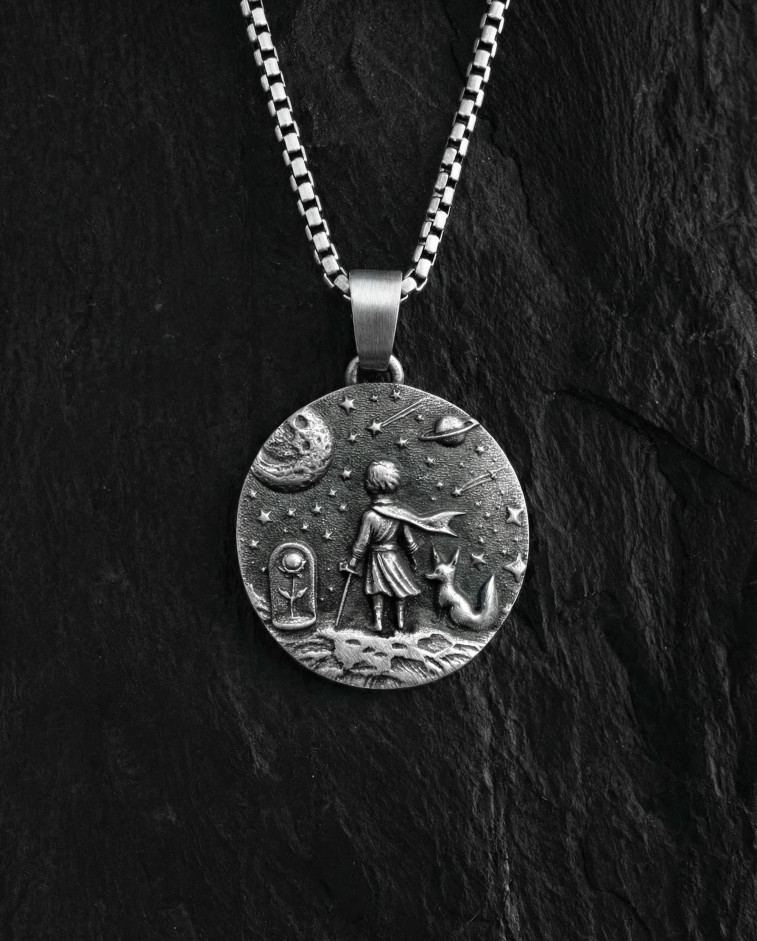 Срібний кулон МАЛЕНЬКИЙ ПРИНЦ