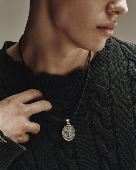 Срібний кулон SAINT MICHAEL 2