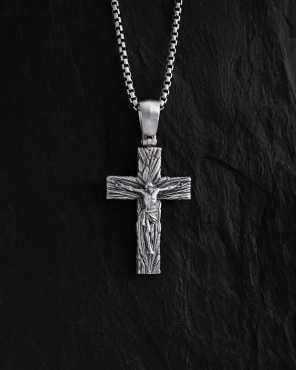 Серебряный крест CHRIST CRUCIFIX. SALVATION / Кулоны