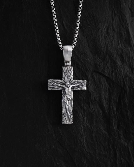 Серебряный крест CHRIST CRUCIFIX. SALVATION / Кулоны