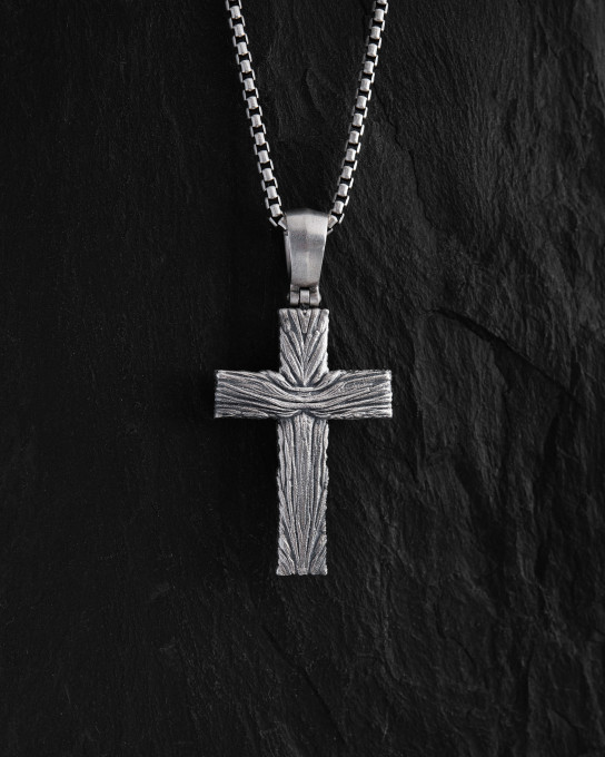 Серебряный крест CHRIST CRUCIFIX. SALVATION / Кулоны + 2