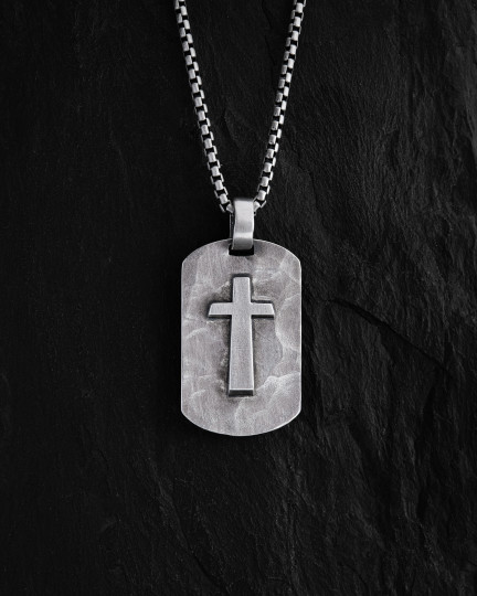 Серебряный кулон CROSS OF SALVATION / Кулоны + 2