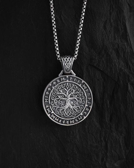 Серебряный кулон YGGDRASIL TREE OF LIFE / Кулоны