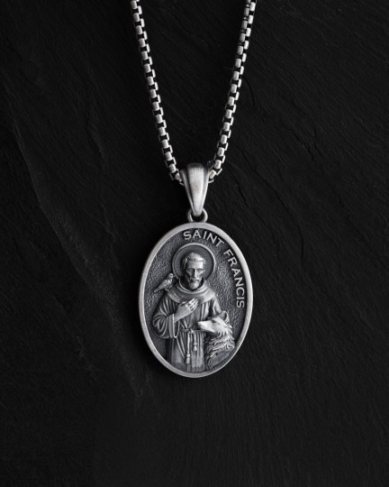 Серебряный кулон SAINT FRANCIS / Кулоны