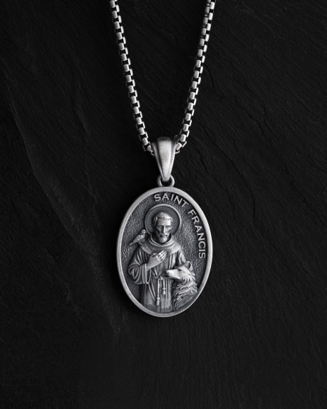 Срібний кулон SAINT FRANCIS / Кулони