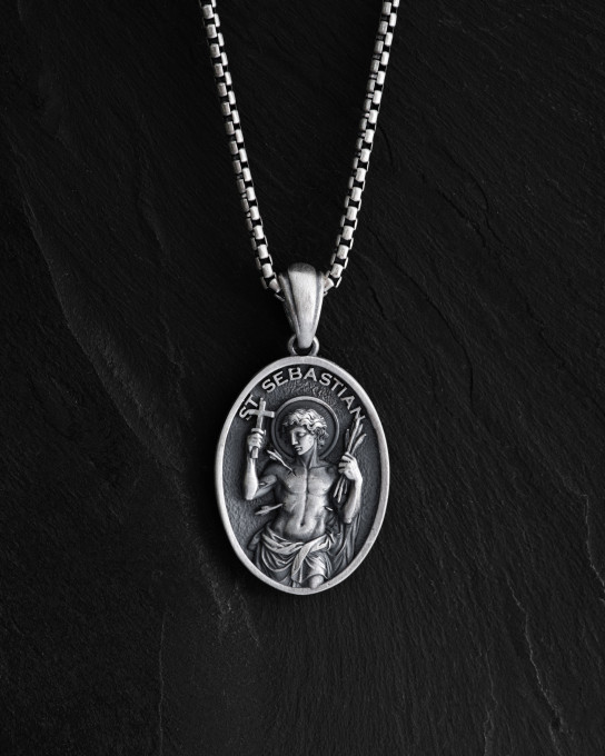 Серебряный кулон SAINT SEBASTIAN / Кулоны