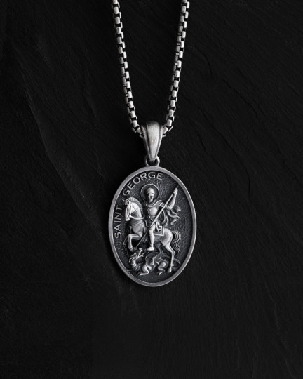Серебряный кулон SAINT GEORGE / Кулоны