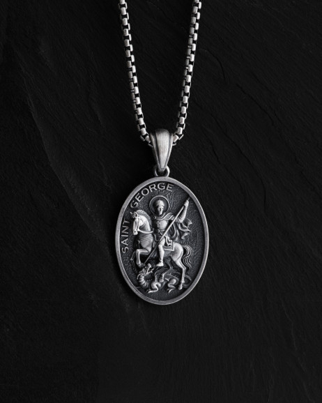 Серебряный кулон SAINT GEORGE / Кулоны