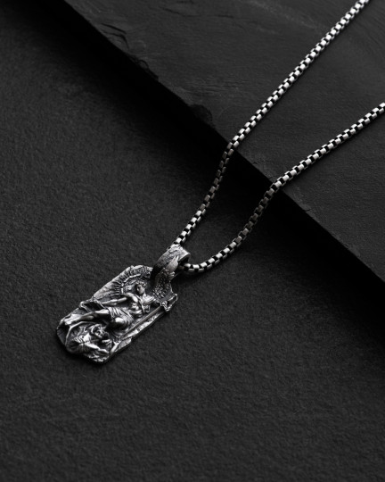 Серебряный кулон SAINT MICHAEL mini / Кулоны + 2