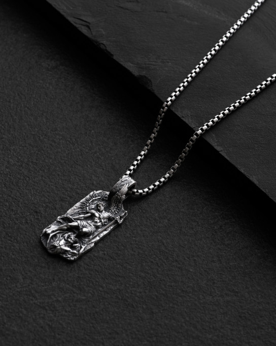 Серебряный кулон SAINT MICHAEL mini / Кулоны + 2